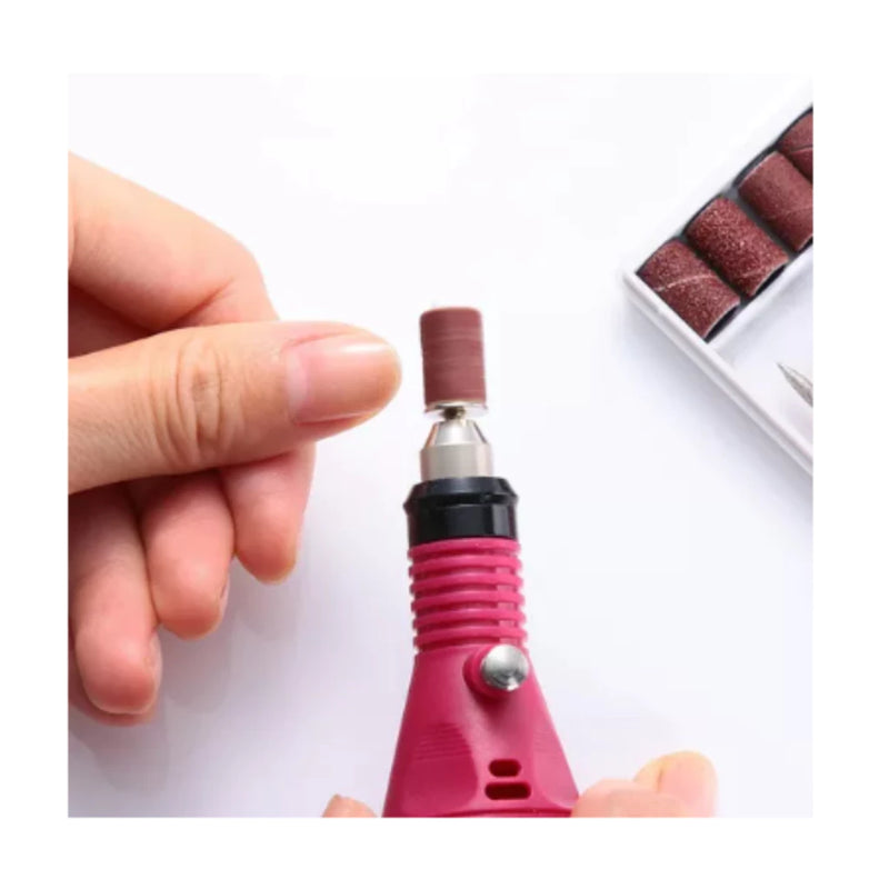 Lixadeira de Unha Elétrica Profissional Pro Potente - Cuidado de Unhas, Lixa de Unha Motor Bivolt, Manicure e Pedicure em Casa